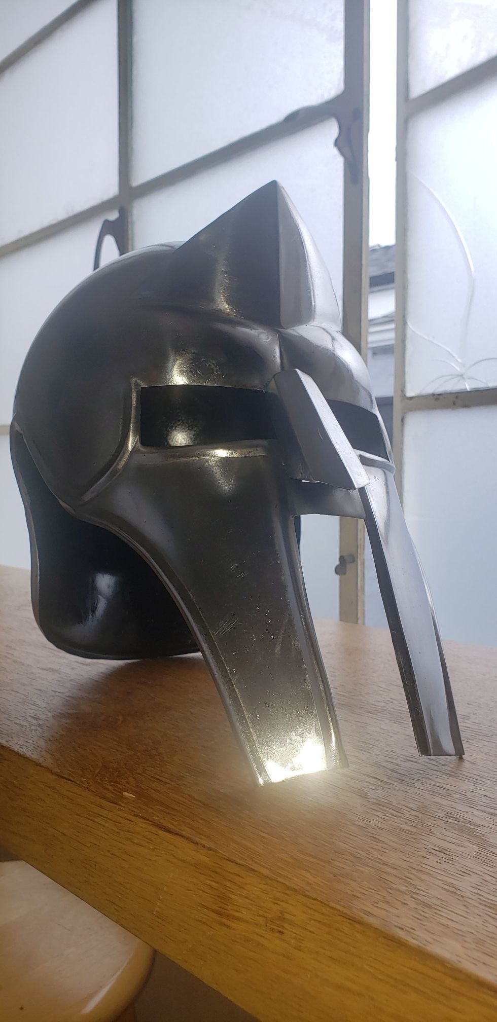 Roman Gladiator Warrior Metal Helmet