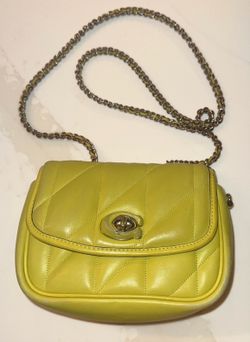Coach Pillow Madison Shoulder Bag 18- Yellow