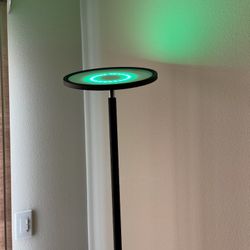 RGB Smart LED Floor Lamp – Alexa/Google Home/Smart Life App, Like New!