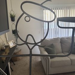 Wine man bottle hold