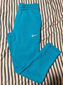 Nike Mens athletic Sweat pants turquoise/aqua joggers