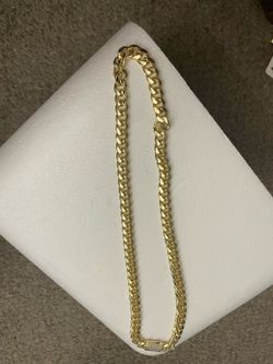 14k GOLD CUBAN CHAIN🔥(GOLD FILLED/ORO LAMINADO)💯🔥