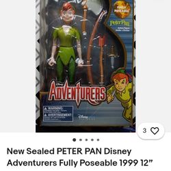 Peter Pan Adventures Doll NIB (Compare To eBay)