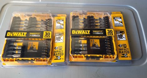 DeWalt MAXFIT Ultra 30-Piece Screwdriver Bit Set (x2)