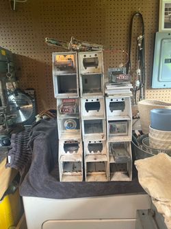 Coin operated coin boxes for Washers And Dryers