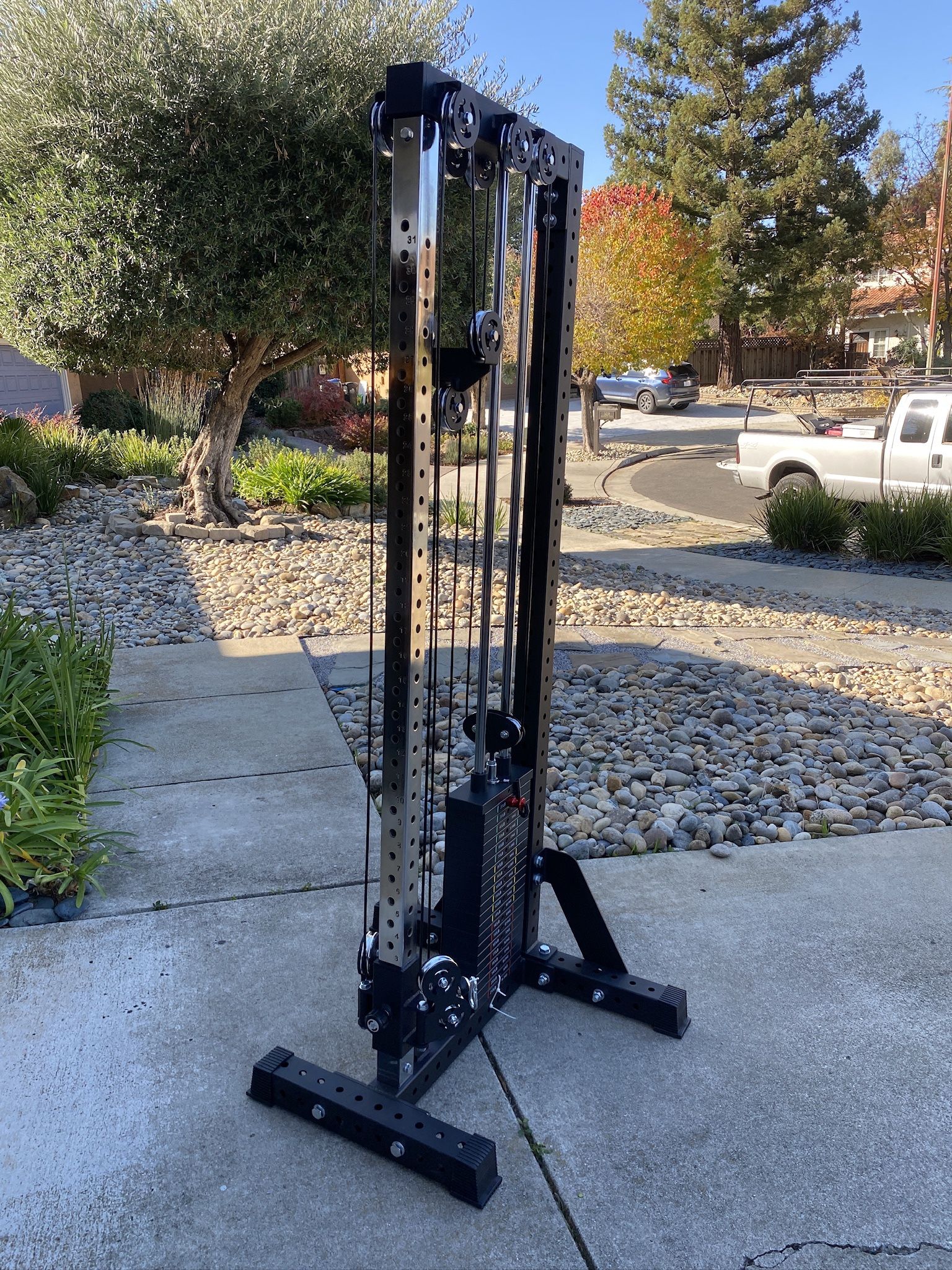 Single Stack Cable Machine-220lb Weight Stack