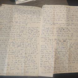 Aug 18 1944 WW2 Incomplete Letter Re: Excellent Content (Transcribed)
