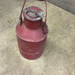 Antique Metal Can.