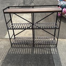 Crate And barrel Style Shelving Unit Industrial And Heavy 