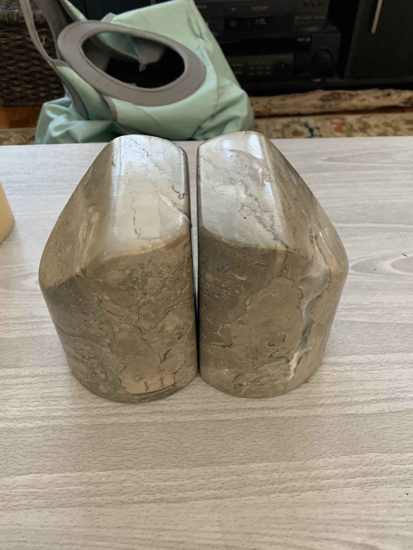 Marble Bookends