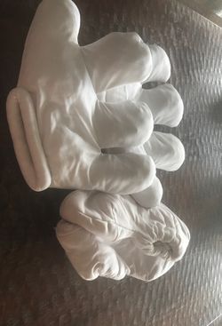Mickey Mouse hands and shoe covers