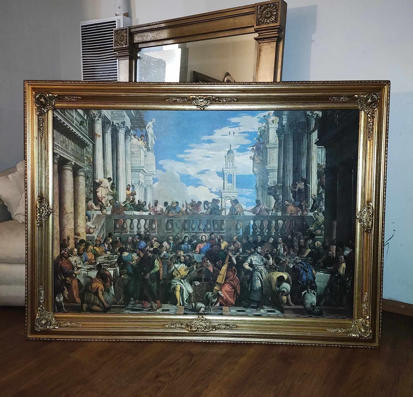 Big antique photo frame