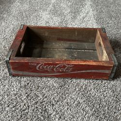 Coca Cola Wooden Crate