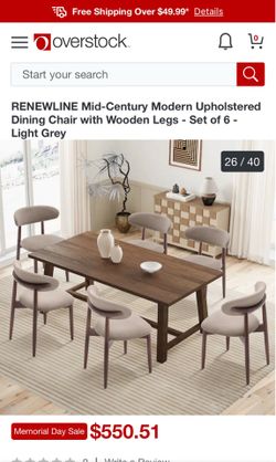 Mid-Century Modern Dinning Chairs - set of 6