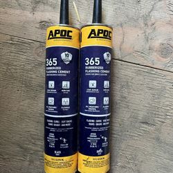 APOC 365 10-oz Fibered Cement Roof Sealant Black Color