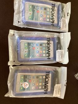 3-  2 packs Triomph Universal Waterproof Phone Pouch, IPX8 Waterproof Cell Phone Case Dry bag price for all 6