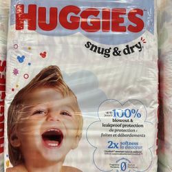 Huggies Snug & Dry Diapers, Size 8, 48 Diapers