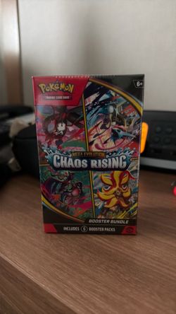 Pokémon Mega Evolution Chaos Rising Booster Bundle Sealed New 6 Booster Packs