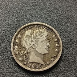 1892 Quarter Dollar XF-AU