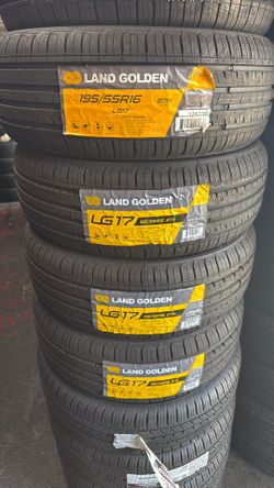 195/55/16 land golden tires 🛞