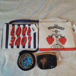 Clutches And Wristlets Set Of 4