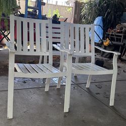 Aluminum chairs