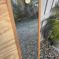 Body Length Wooden Mirror 