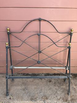 Wrought Iron Twin Bed Frame And Rails