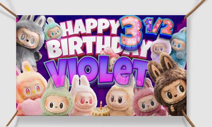 Custom Kids Party Banner 