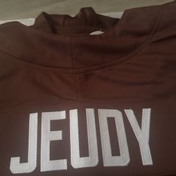 Custom Signed Jerry Jeudy Browns Jersey