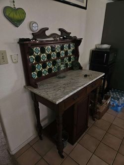 Victorian Washstand Marble Top 1890’s