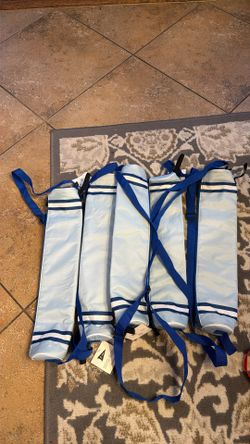 Blue and White Striped Cooler Drink Sling