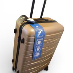 NEW 3pc Flieger Trunk Luggage Set - Champagne / Tan