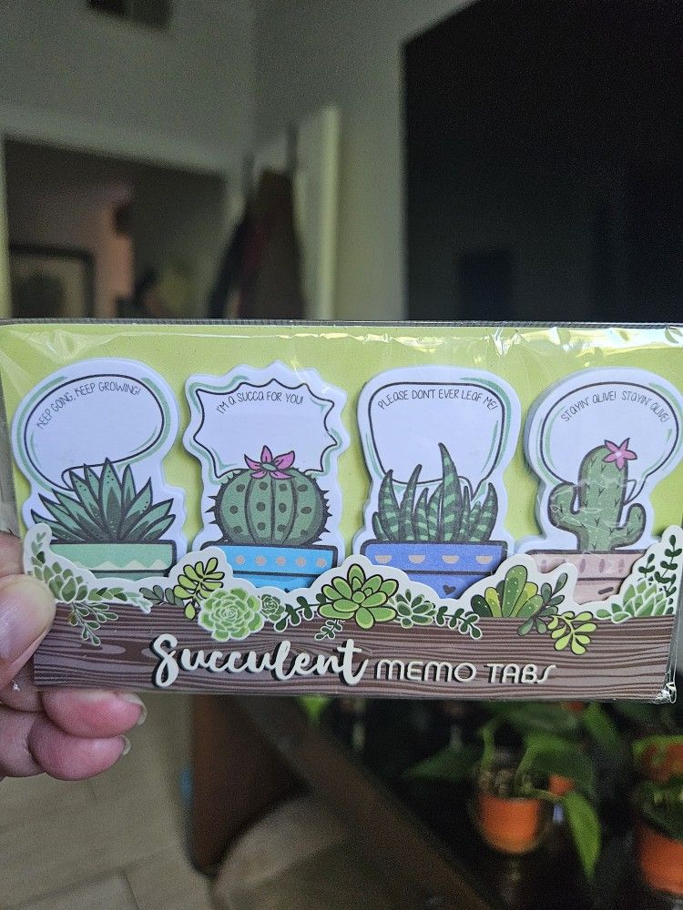 Succulent Memo Tabs