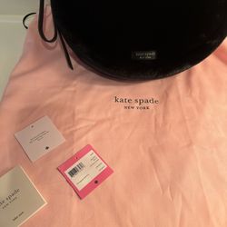 NEW Kate Spade Black Faux Fur Bag!