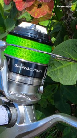 Shimano Saragosa reel/Suffix braid/New Rod