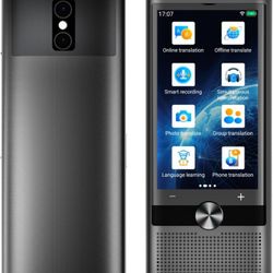 Language Translator Device with 4G Global Network,AI Translator with ChatGPT Featuring 16GB Storage Space