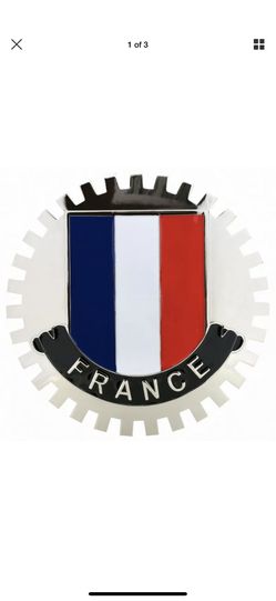 France car grill emblem