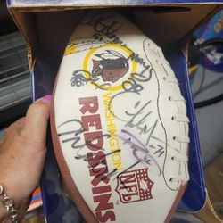 Redskins Autograph Football