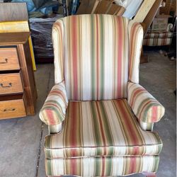 Striped Armchair 