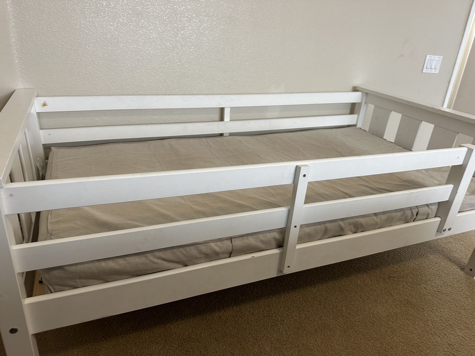 IKEA Twin Bed Frame And Mattress