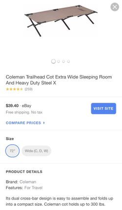 Coleman trailhead sleeping room