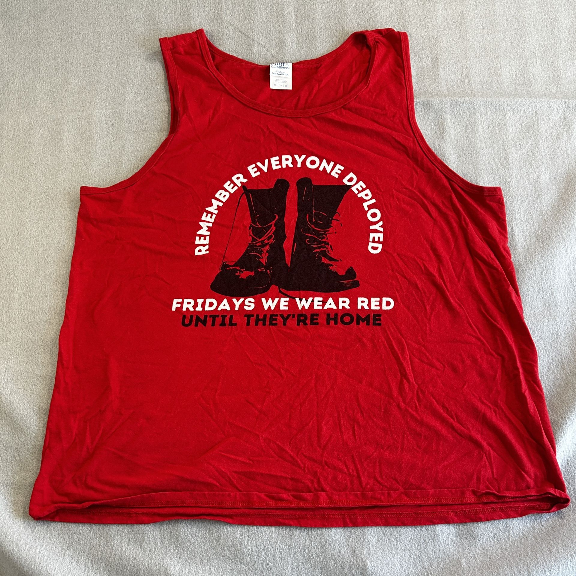 RED Friday Tank Top
