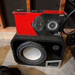 Car Audio Subwoofer and Speaker Lot - Infinity & Kicker