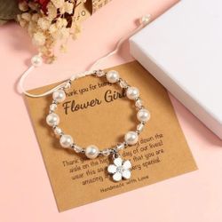2 Flower Girl Bracelets 