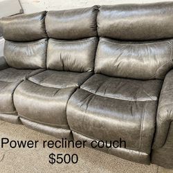 Power Recliner Couch