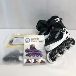 PAPAISON Adjustable Inline Skates with Full Light Up Wheels