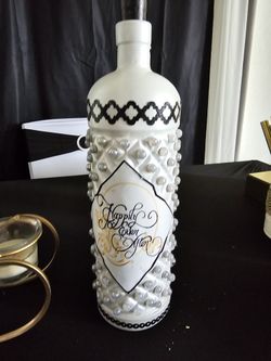 Decorative Liquor Bottle, Wedding, Accent Piece