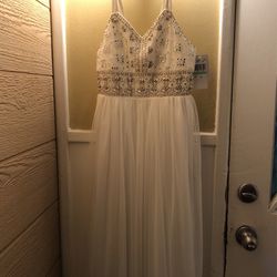 White Dress Size 8 For Girls