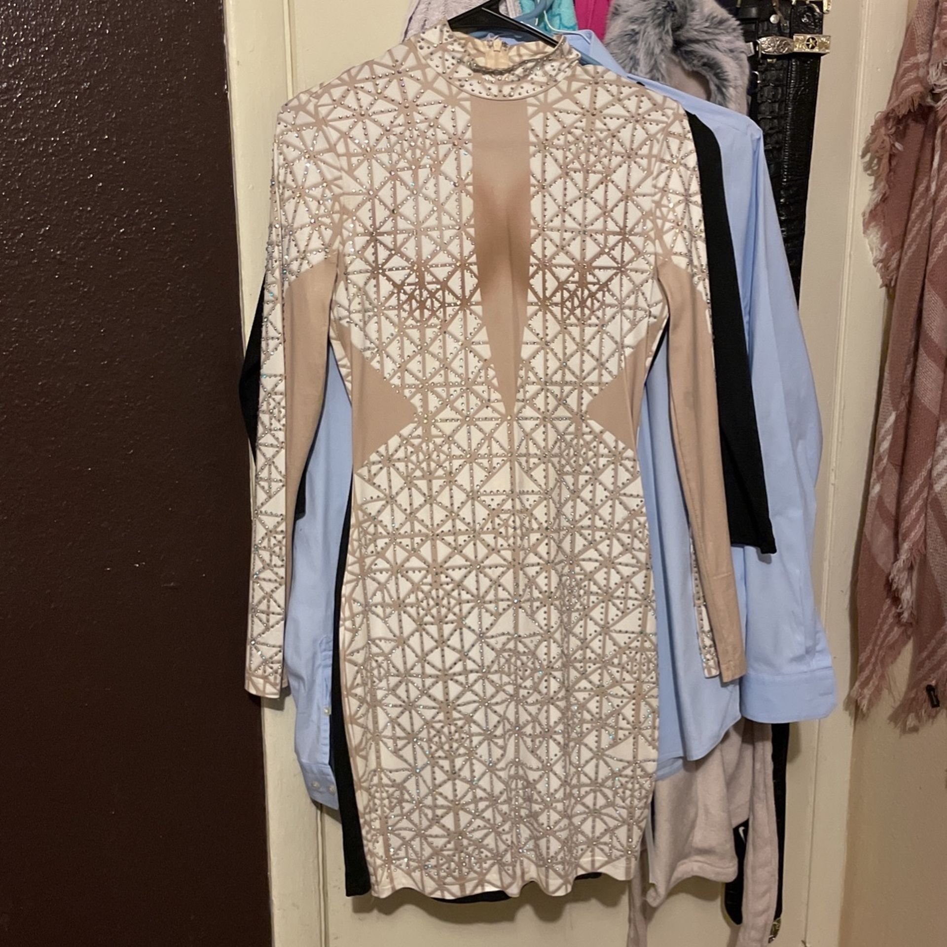 Beige Dress Medium